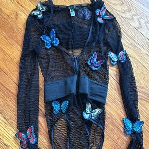 Butterfly 🦋 Zip-Front Bodysuit